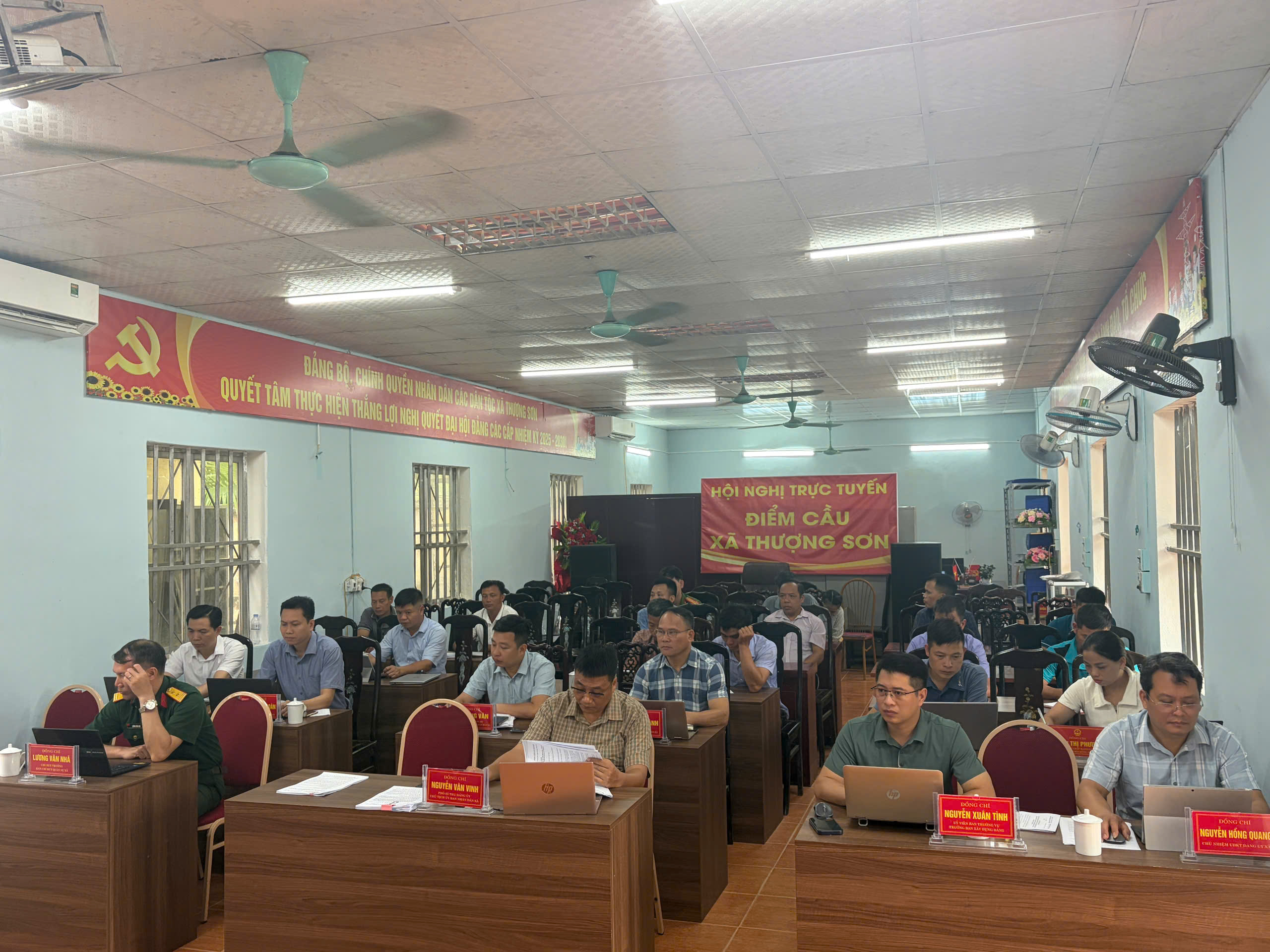 Đảng ủy xã Thượng Sơn tổ chức phiên họp thứ nhất Ban Chỉ đạo sắp xếp thôn