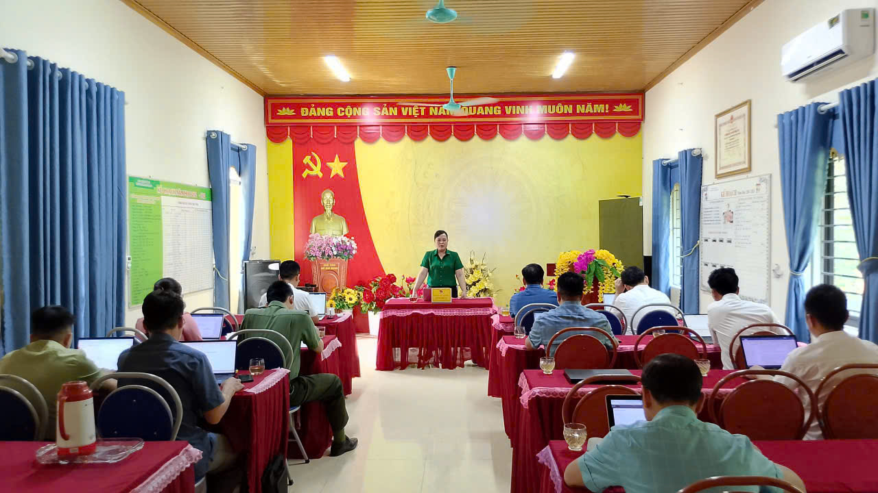 Đảng ủy xã Minh Sơn họp Ban chỉ đạo phát triển khoa học công nghệ đổi mới sáng tạo chuyển đổi số 