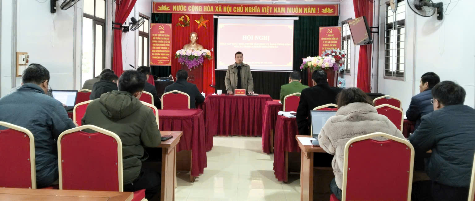 Xã Tát Ngà tăng cường phối hợp trong giải quyết thủ tục hành chính