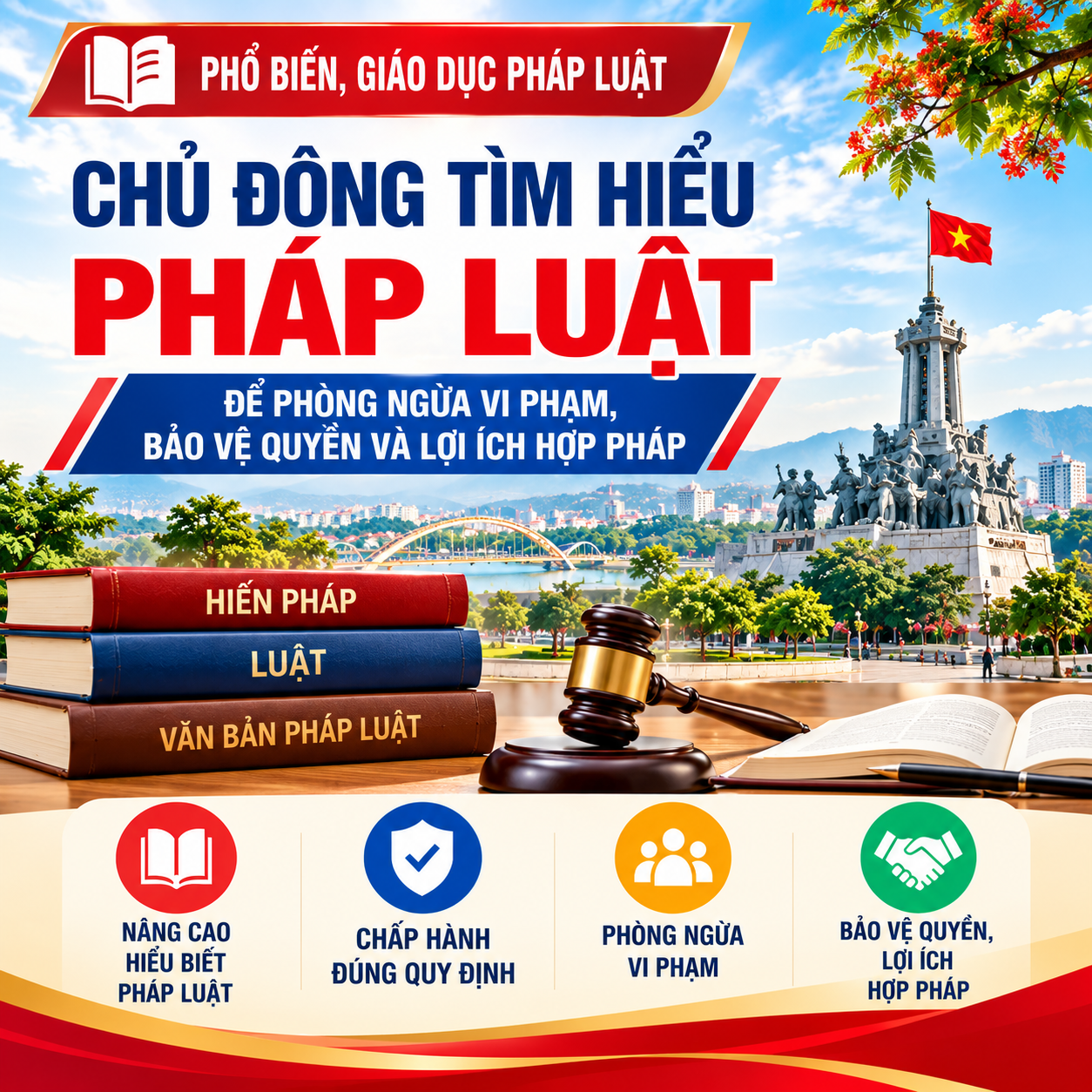 CHỦ ĐỘNG TÌM HIỂU PHÁP LUẬT – PHÒNG NGỪA VI PHẠM, BẢO VỆ QUYỀN VÀ LỢI ÍCH HỢP PHÁP