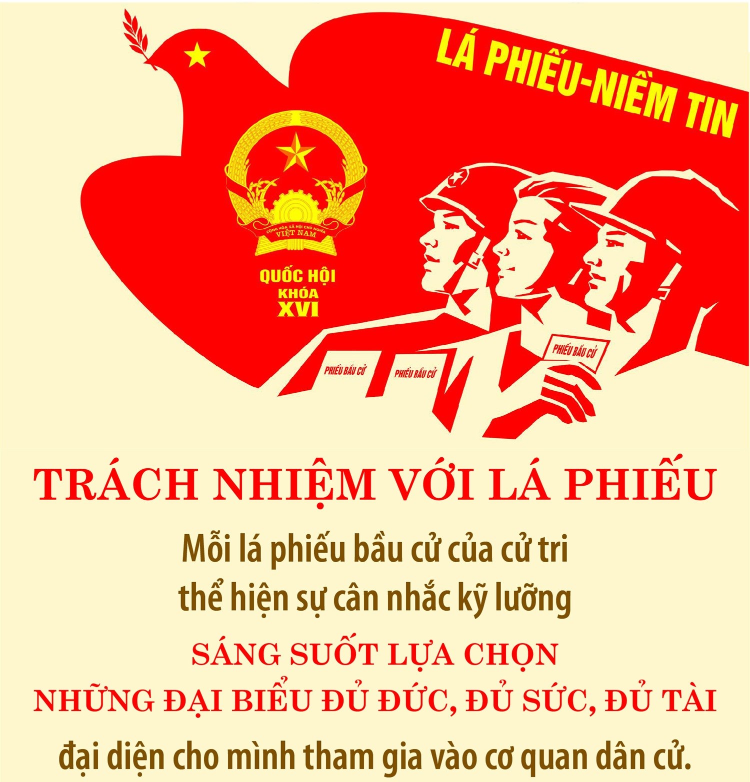 Bầu cử Quốc hội khóa XVI và HĐND: TRÁCH NHIỆM VỚI LÁ PHIẾU