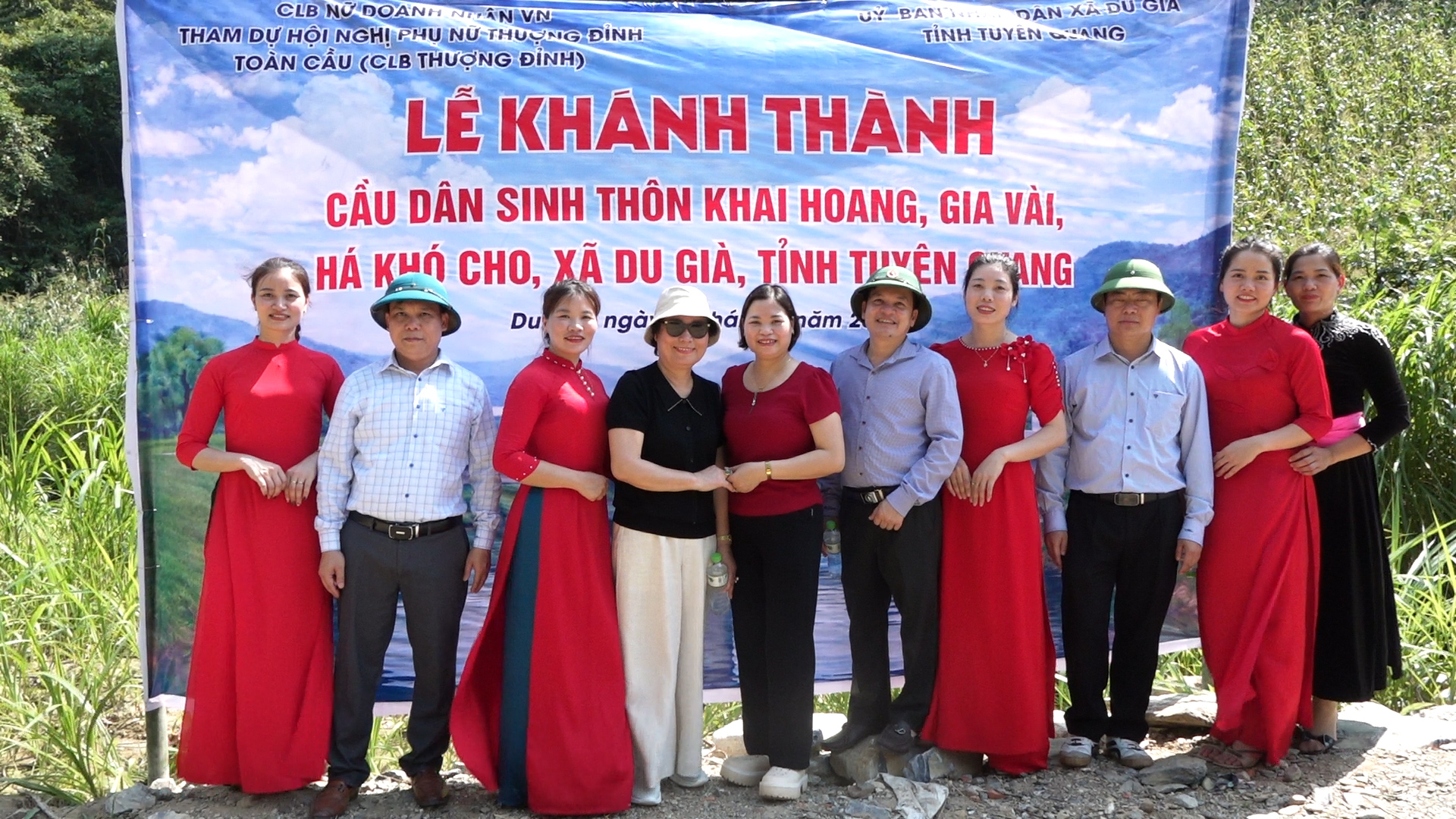 KHÁNH THÀNH CẦU DÂN SINH THÔN KHAI HOANG, GIA VÀI, HÁ KHÓ CHO