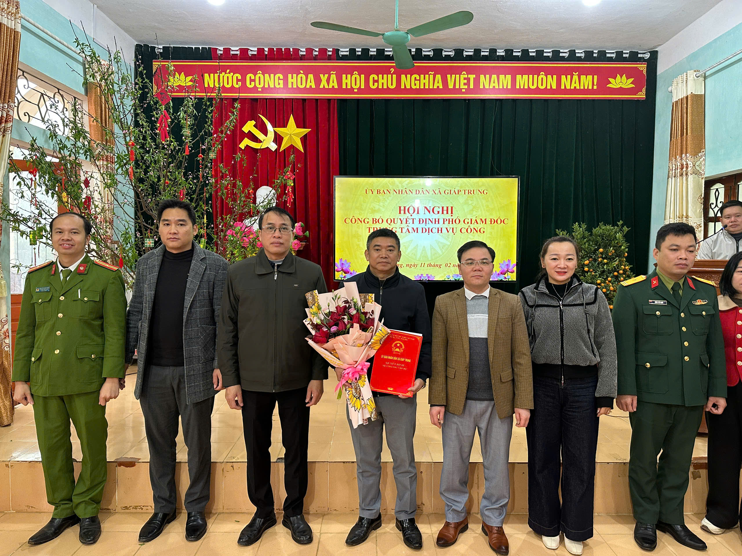 Hội nghị công bố quyết định bổ nhiệm Phó giám đốc trung tâm Dịch vụ công