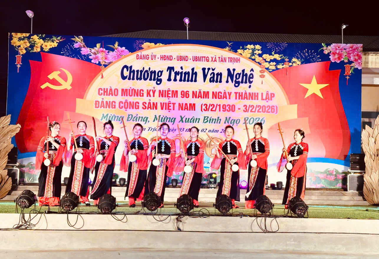   CHƯƠNG TRÌNH VĂN NGHỆ CHÀO MỪNG 96 NĂM NGÀY THÀNH LẬP ĐẢNG CỘNG SẢN VIỆT NAM (03/02/1930- 03/022026), MỪNG XUÂN BÍNH NGỌ 2026
