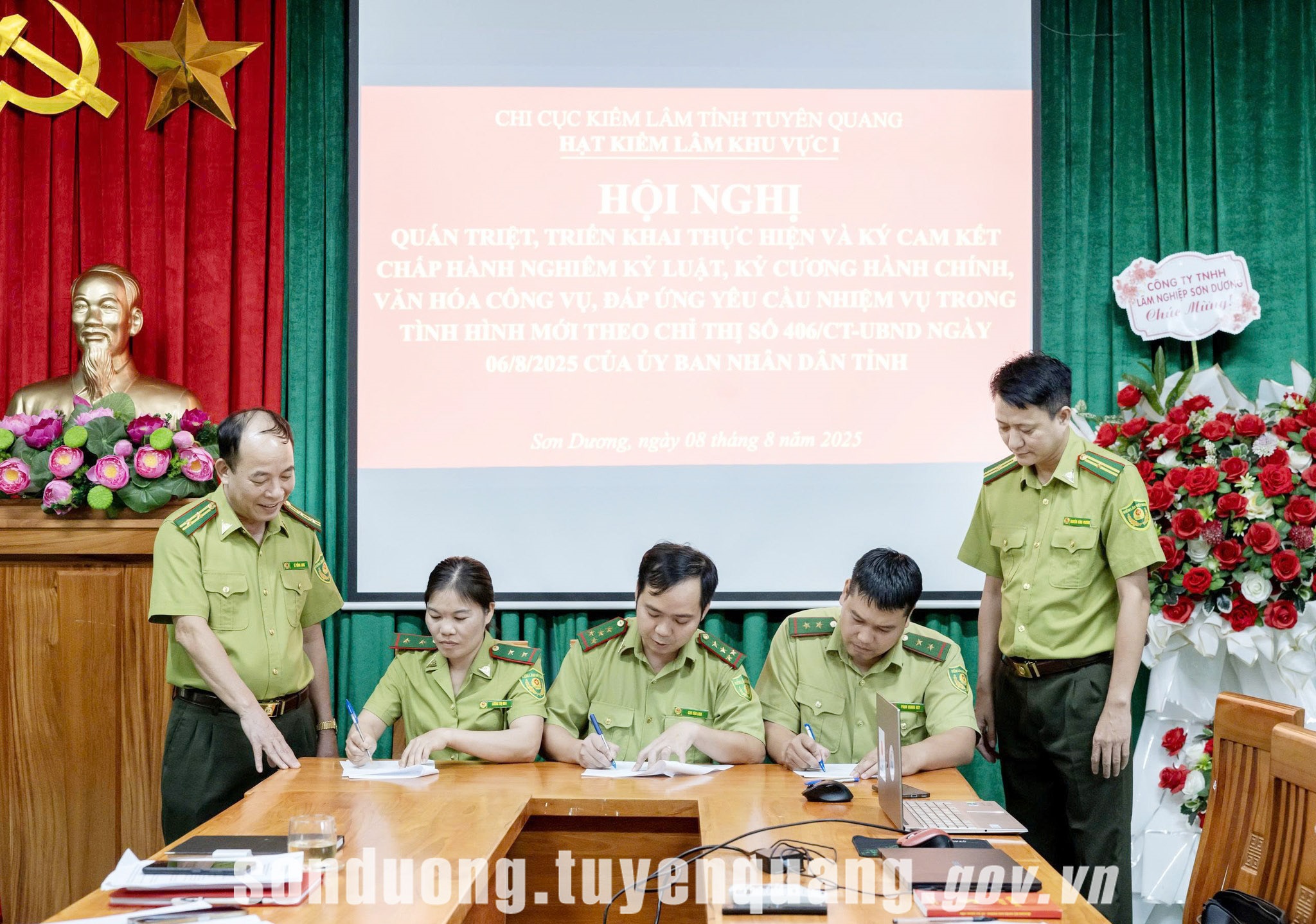 Hạt Kiểm lâm khu vực I triển khai quyết định của UBND tỉnh Tuyên Quang