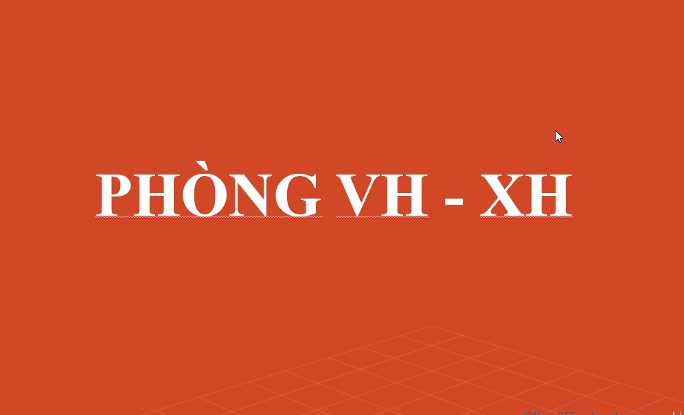 Phòng Văn hóa - Xã hội