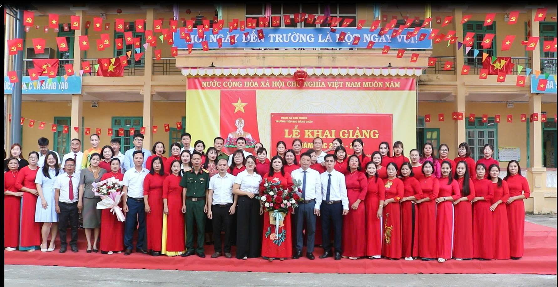 Rộn ràng ngày hội khai trường tại Trường Tiểu học Đăng Châu