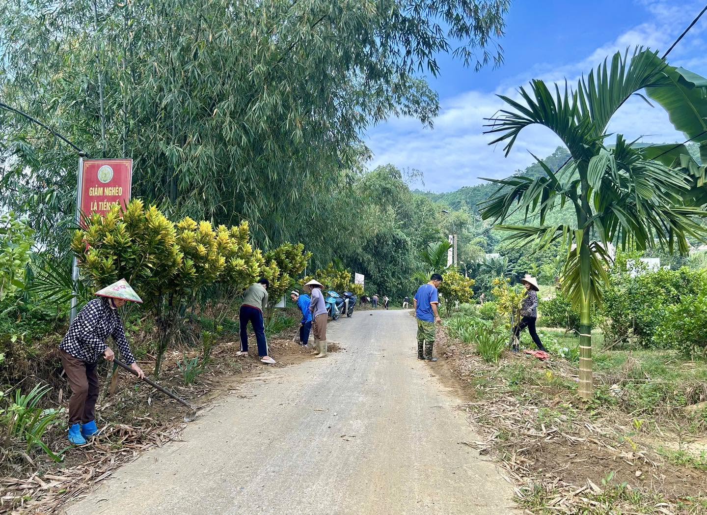 Hàm Yên: Các thôn tích cực vệ sinh môi trường, phòng chống dịch bệnh