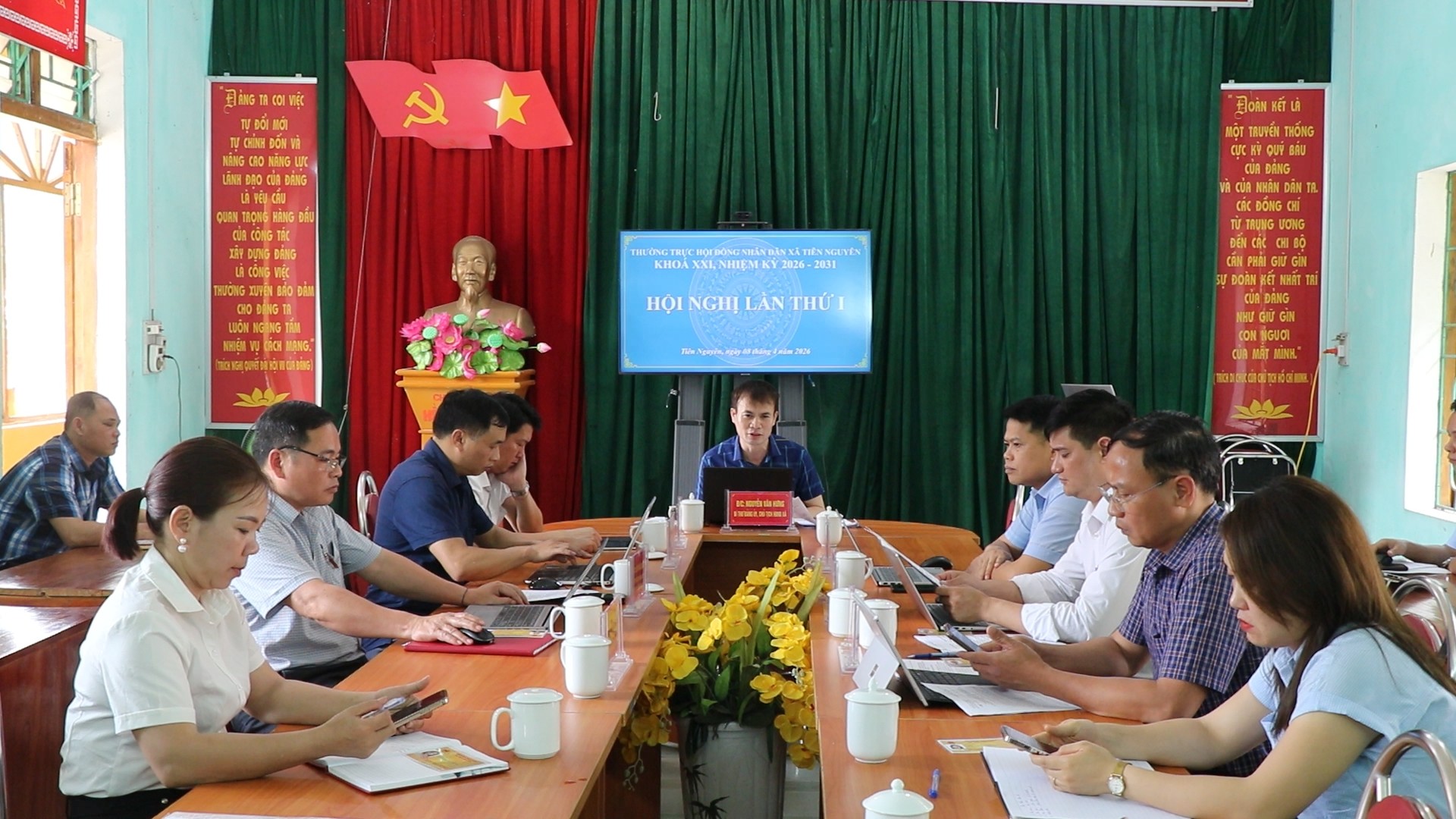 HĐND xã Tiên Nguyên tổ chức Hội nghị lần thứ I