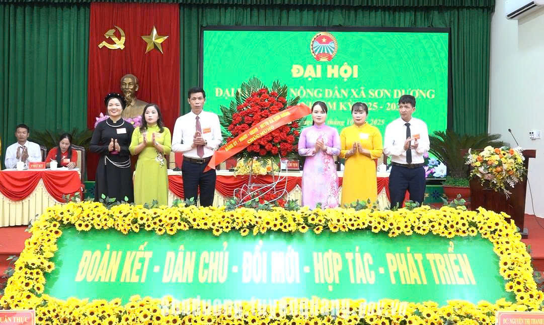 Đại hội Đại biểu Hội Nông dân xã Sơn Dương lần thứ I, nhiệm kỳ 2025 - 2030