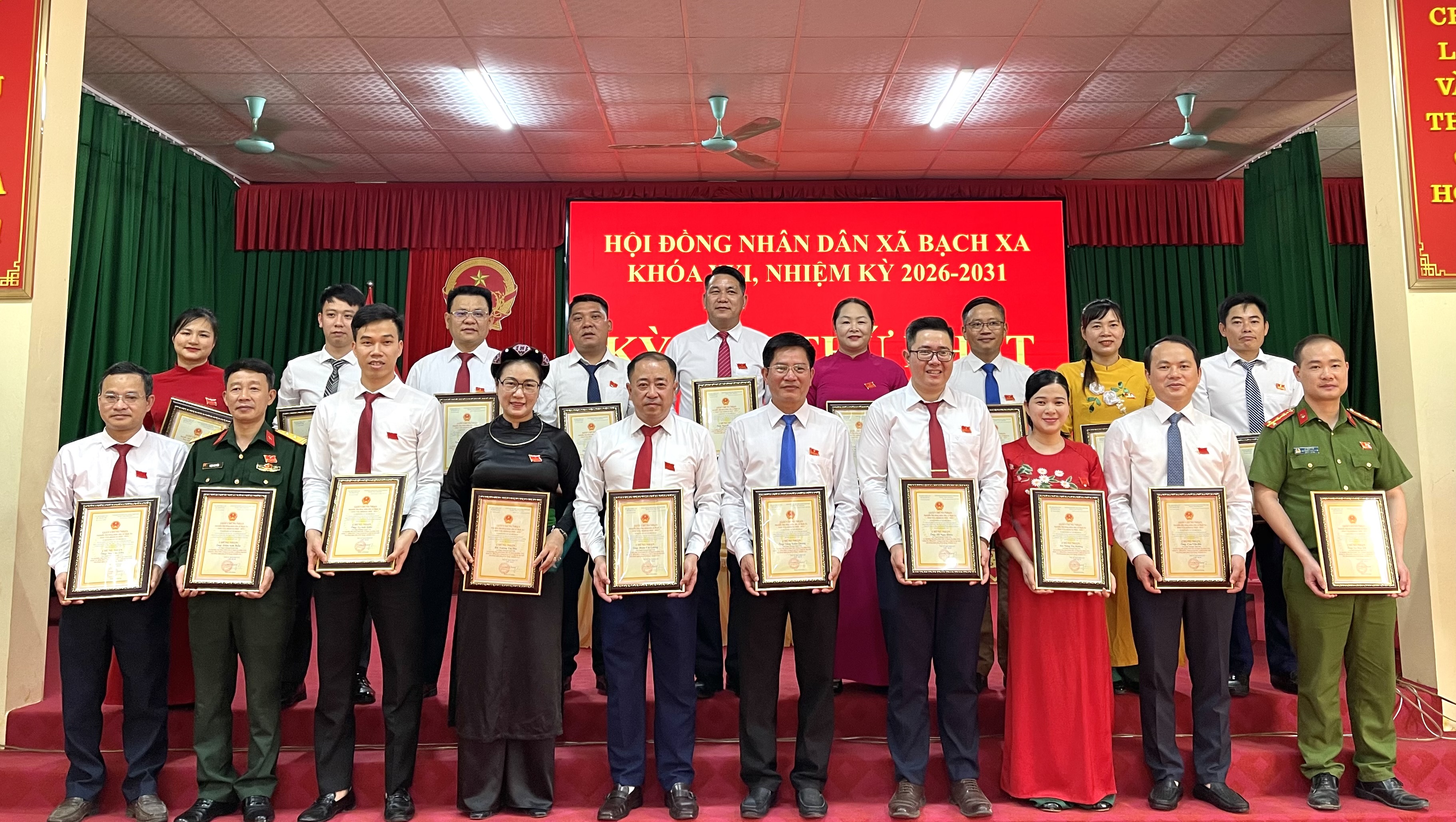 XÃ BẠCH XA TỔ CHỨC THÀNH CÔNG KỲ HỌP THỨ NHẤT HỘI ĐỒNG NHÂN DÂN XÃ KHOÁ XXI, NHIỆM KỲ 2026 - 2031.