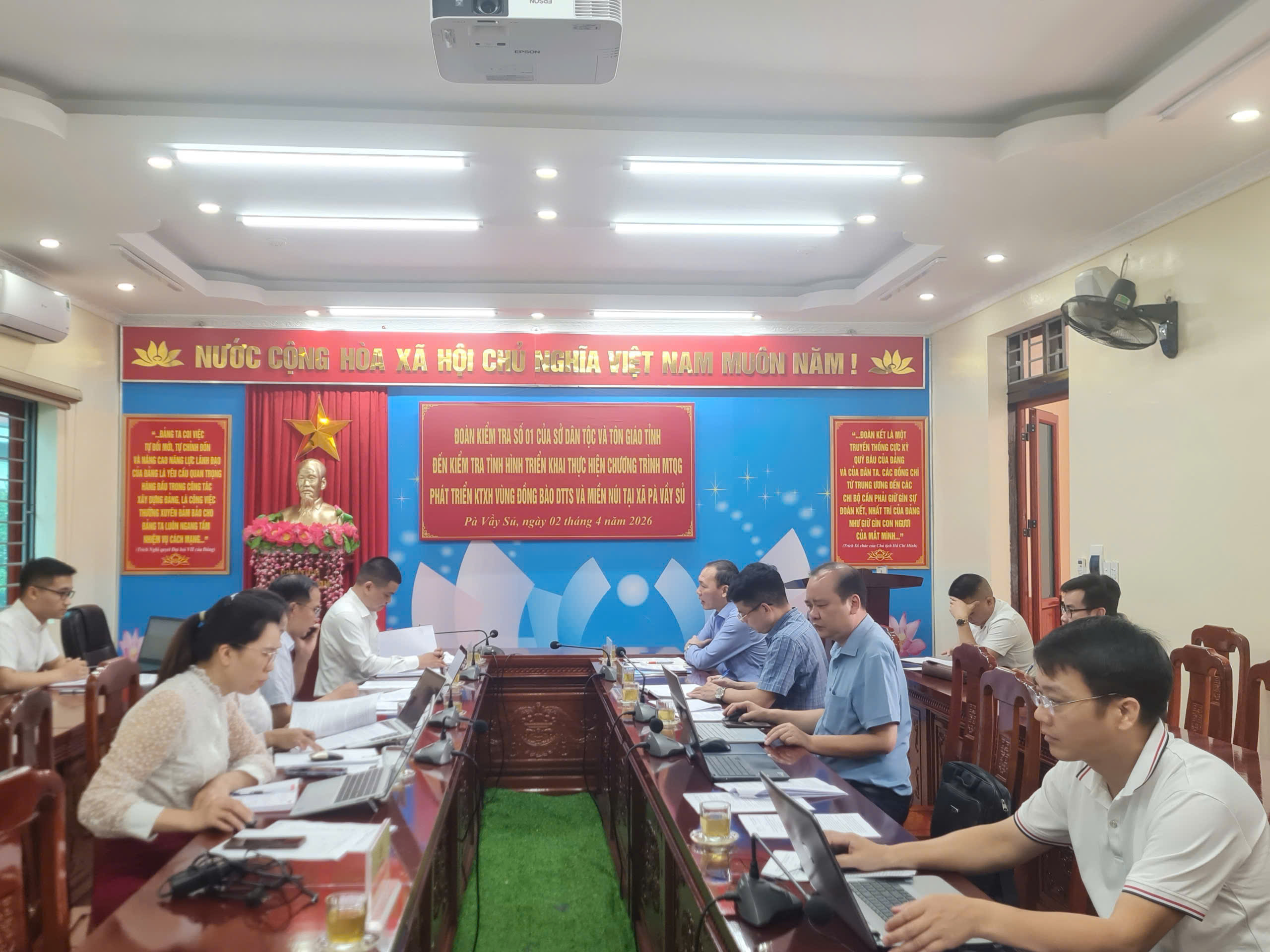 Sở Dân tộc và Tôn giáo kiểm tra, nắm tình hình triển khai thực hiện Chương trình MTQG phát triển kinh tế - xã hội vùng đồng bào dân tộc thiểu số và miền núi trên địa bàn tỉnh