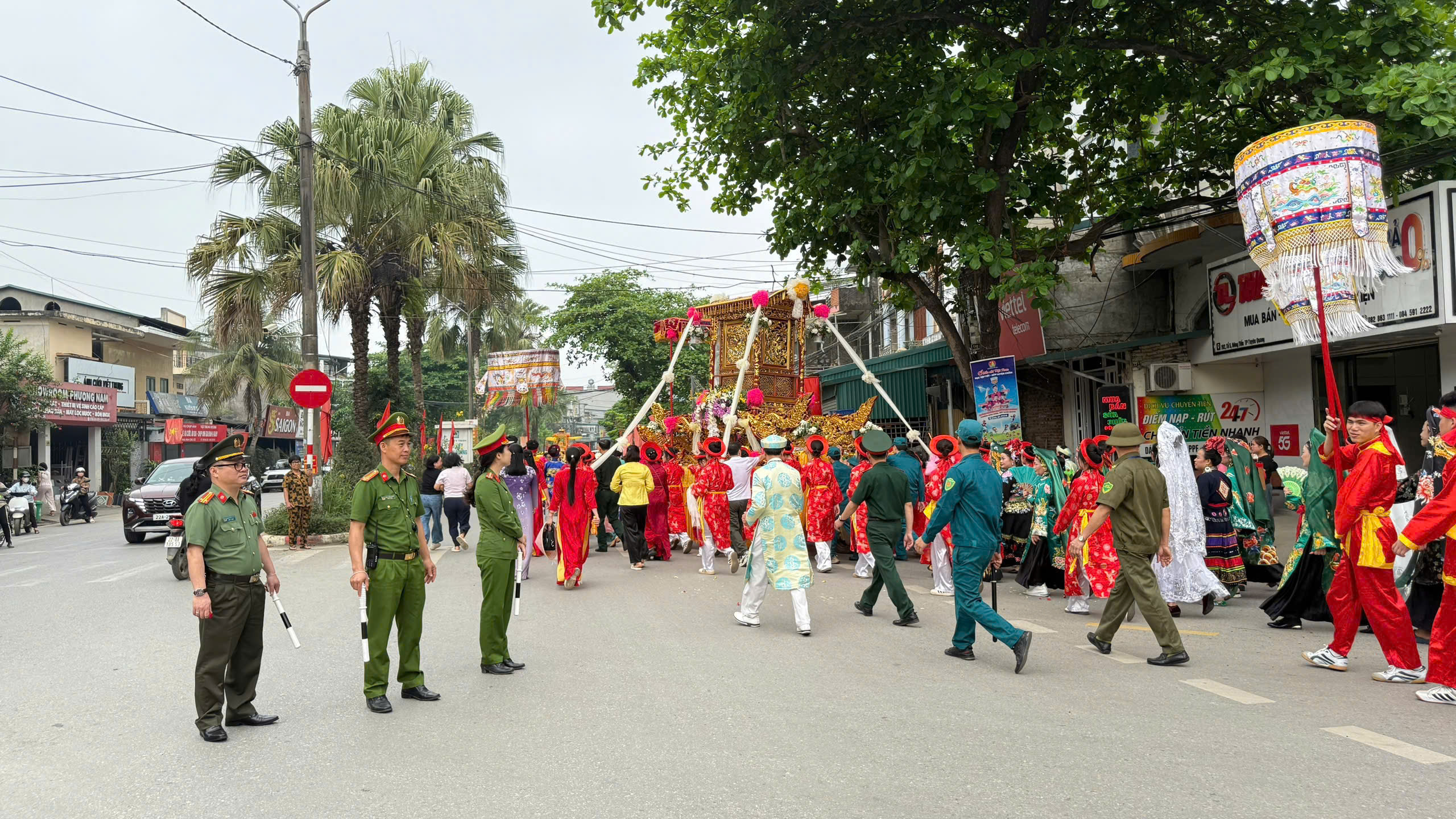 CHỦ ĐỘNG ĐẢM BẢO ANTT LỄ HỘI RƯỚC MẪU ĐỀN THƯỢNG NĂM 2026 