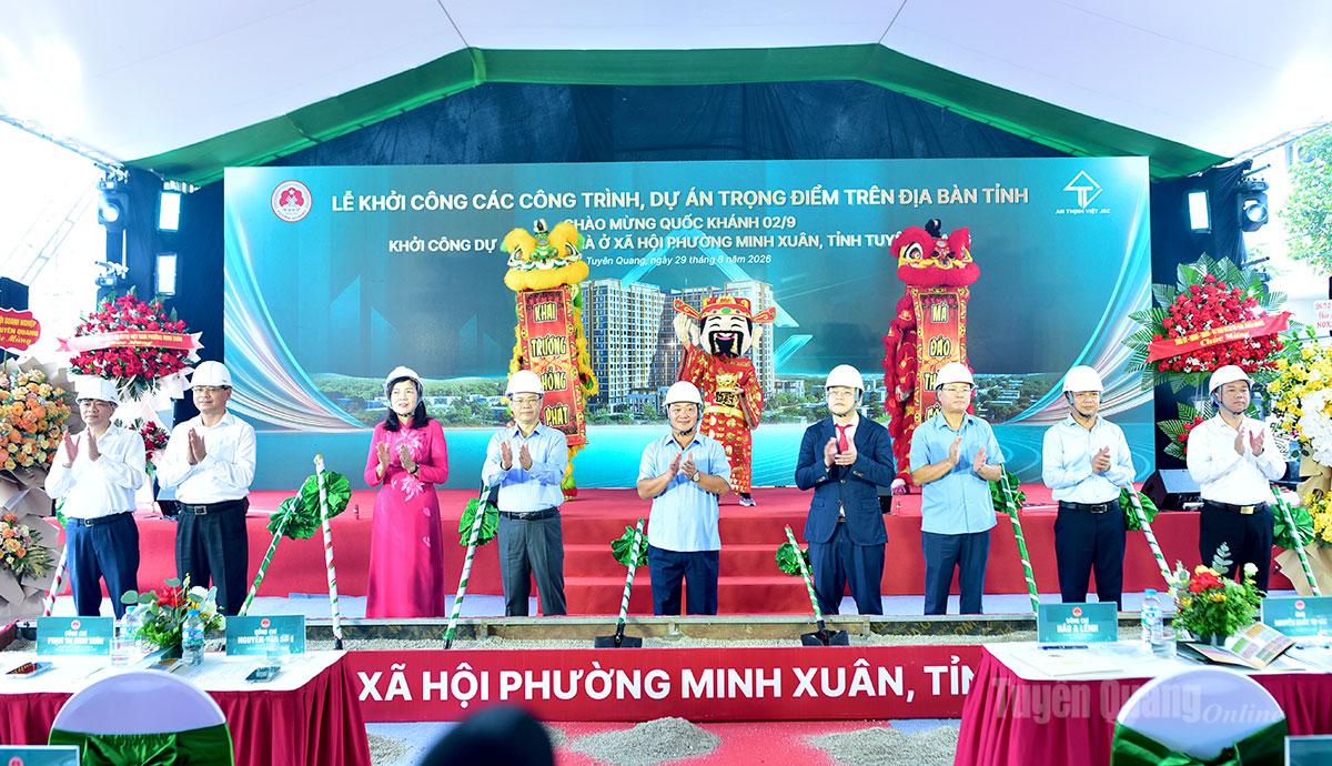 Khởi công Dự án Khu nhà ở xã hội phường Minh Xuân