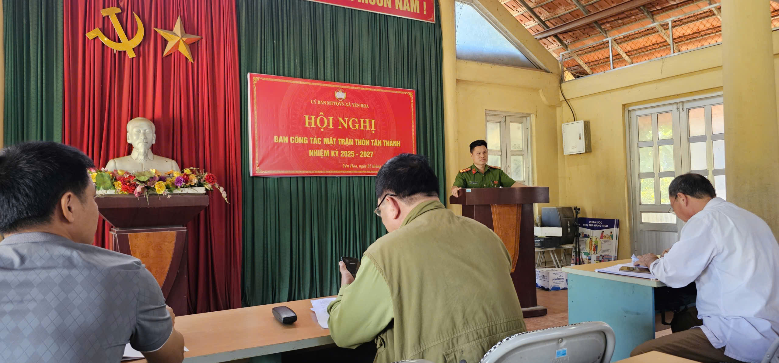 CÔNG AN XÃ YÊN HOA TĂNG CƯỜNG CÁC BIỆN PHÁP PHÒNG NGỪA TỘI PHẠM VỀ MA TÚY