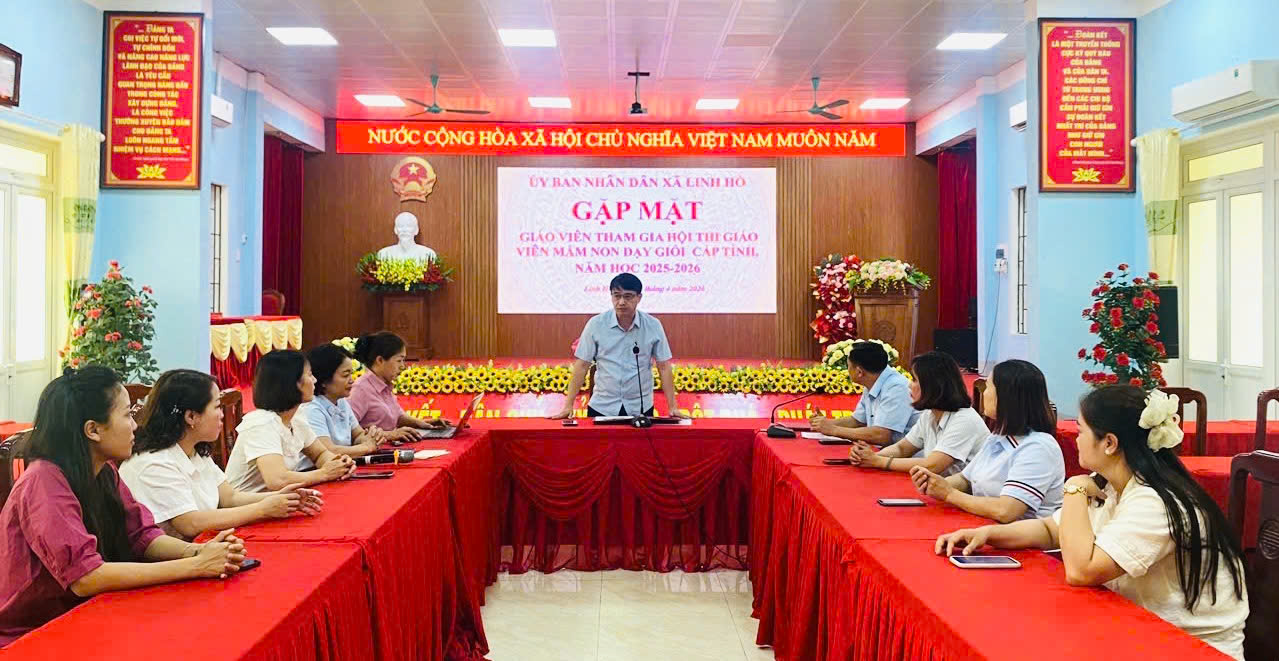 Gặp mặt giáo viên tham gia giáo viên Mầm non dạy giỏi cấp tỉnh, năm học 2025-2026