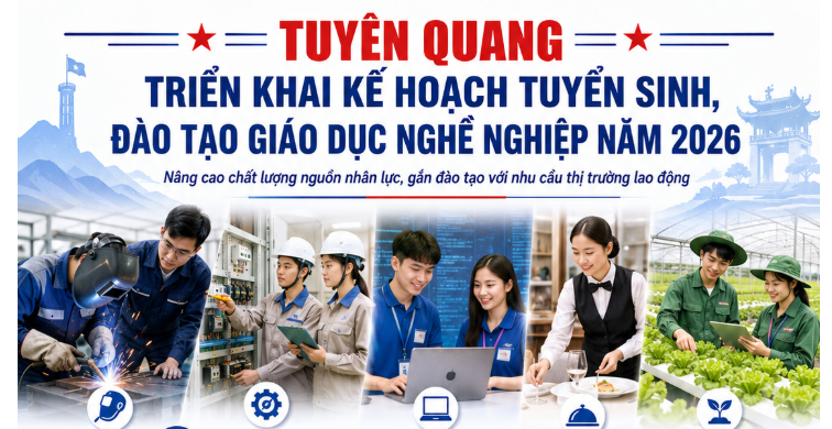 Đẩy mạnh tuyển sinh, đào tạo nghề gắn với nhu cầu việc làm năm 2026