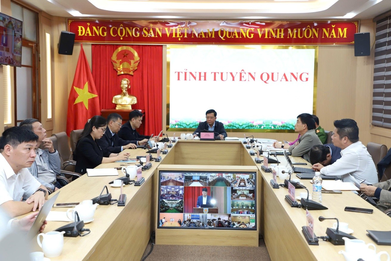 Tuyên Quang tổ chức kết nối Hội nghị trực tuyến rà soát, chuẩn hóa thủ tục hành chính do Bộ Tư pháp chủ trì