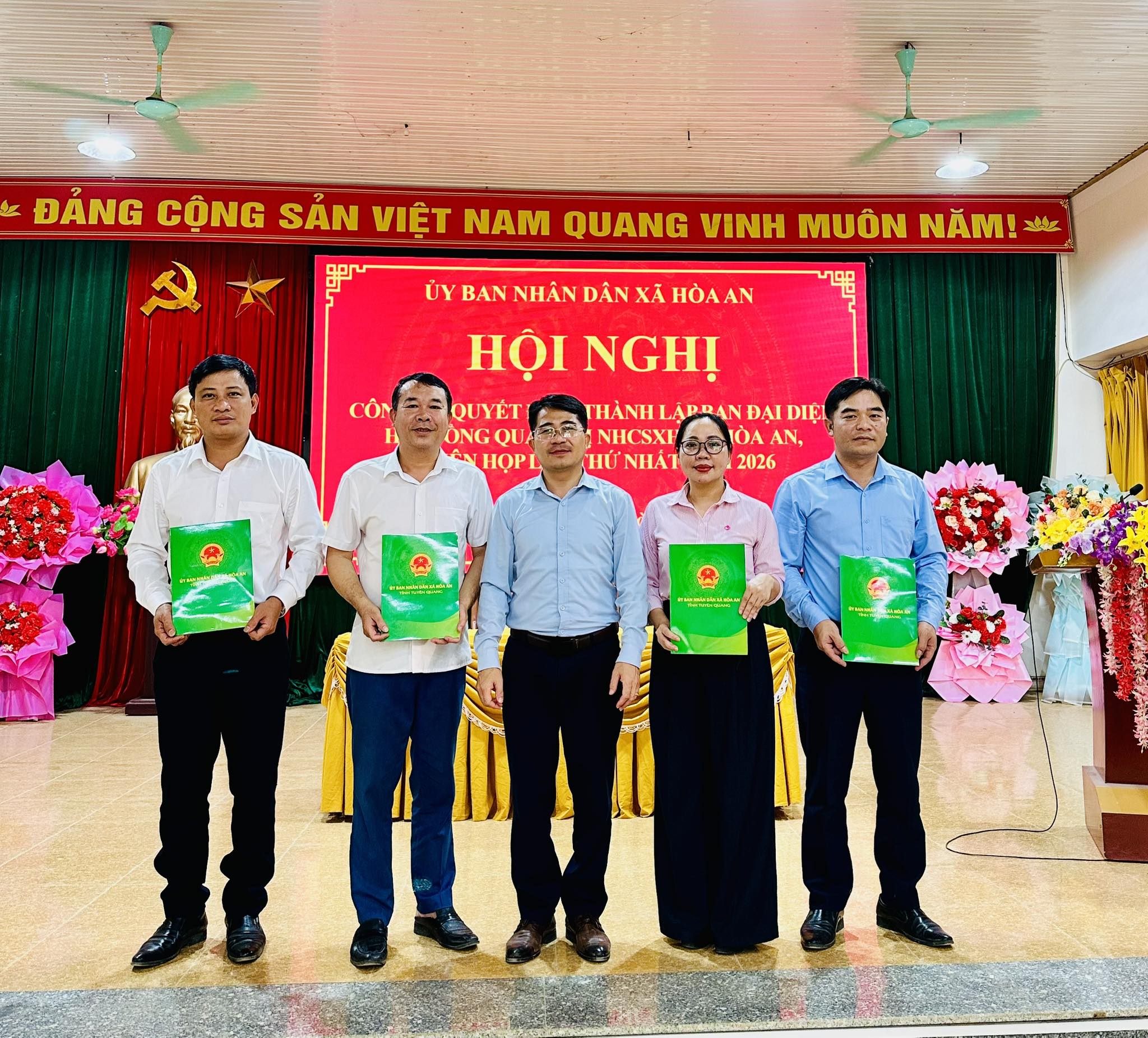 Thành lập Ban đại diện Hội đồng quản trị Ngân hàng Chính sách xã hội xã Hòa An