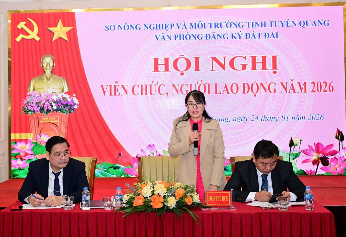 Văn phòng Đăng ký đất đai tổ chức Hội nghị Viên chức, người lao động năm 2026