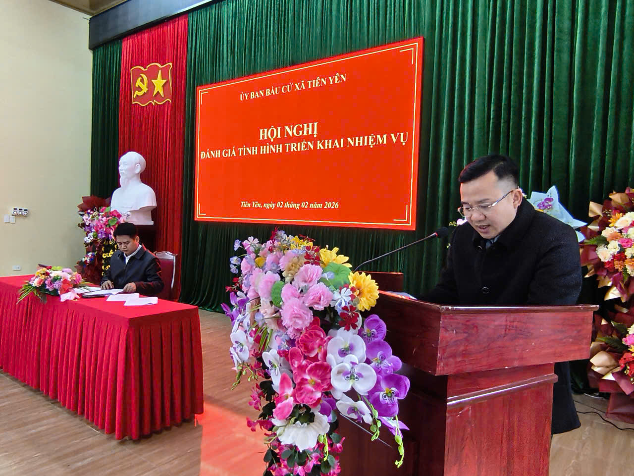 Hội nghị đánh giá tiến độ triển khai công tác bầu cử đại biểu Quốc hội khóa XVI và bầu cử đại biểu Hội đồng nhân dân các cấp nhiệm kỳ 2026 – 2031