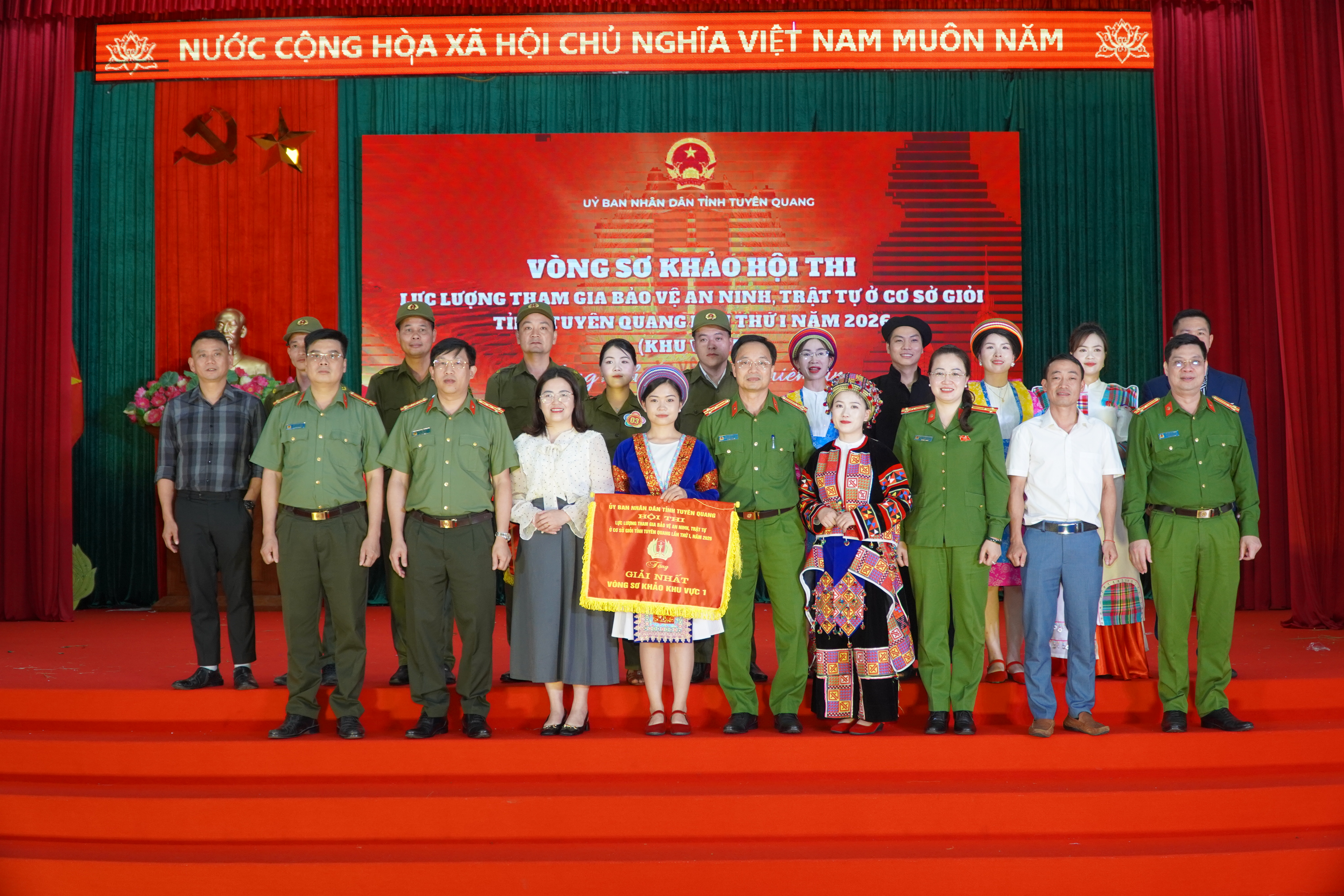 Sôi nổi Hội thi lực lượng tham gia bảo vệ an ninh, trật tự ở cơ sở giỏi khu vực I năm 2026
