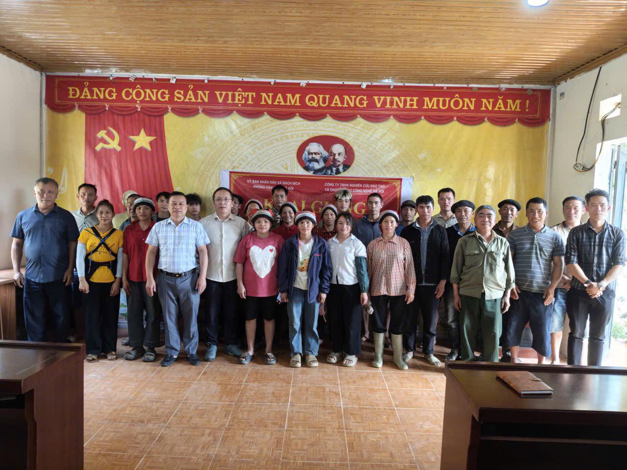 XÃ BẠCH ĐÍCH KHAI GIẢNG CÁC LỚP ĐÀO TẠO NGHỀ NUÔI VÀ CUNG ỨNG SẢN PHẨM TRÂU, BÒ, NGỰA NĂM 2026