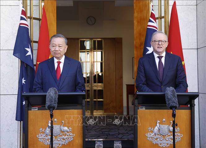 Tuyên bố chung về làm sâu sắc quan hệ Đối tác chiến lược toàn diện Việt Nam - Australia