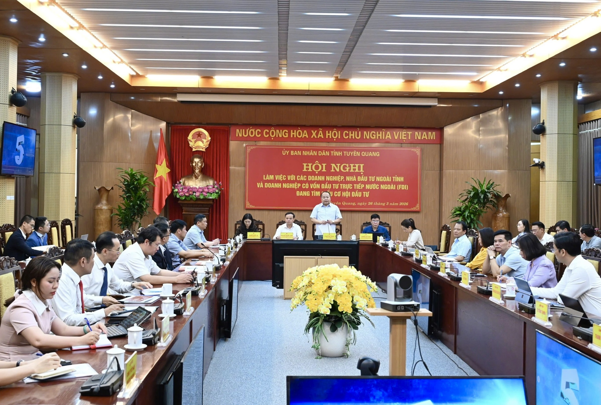 Tuyên Quang cam kết đồng hành cùng doanh nghiệp, thúc đẩy hợp tác đầu tư hiệu quả, bền vững