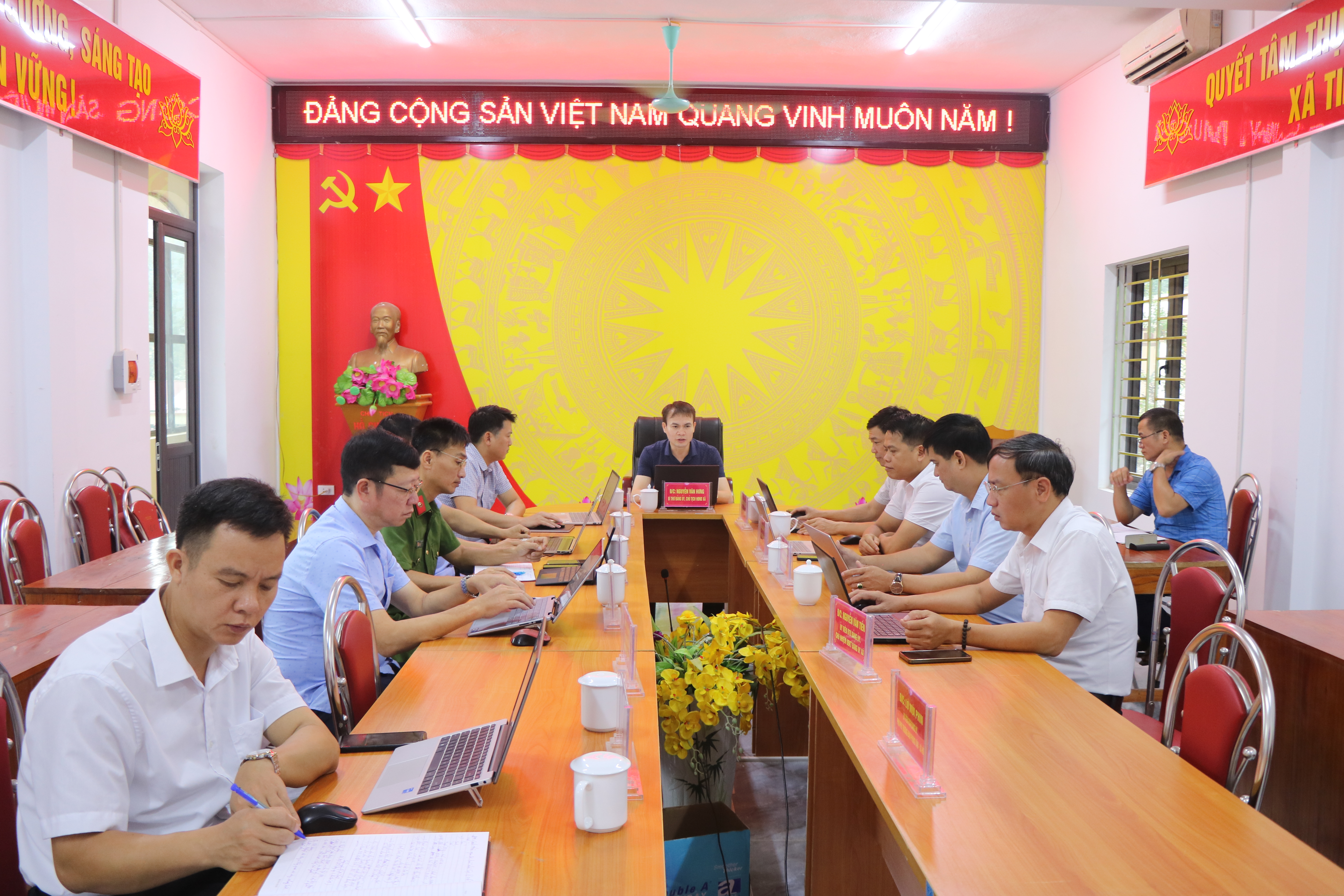 Tiên Nguyên tổ chức Hội nghị Ban Thường vụ Đảng ủy lần thứ 19