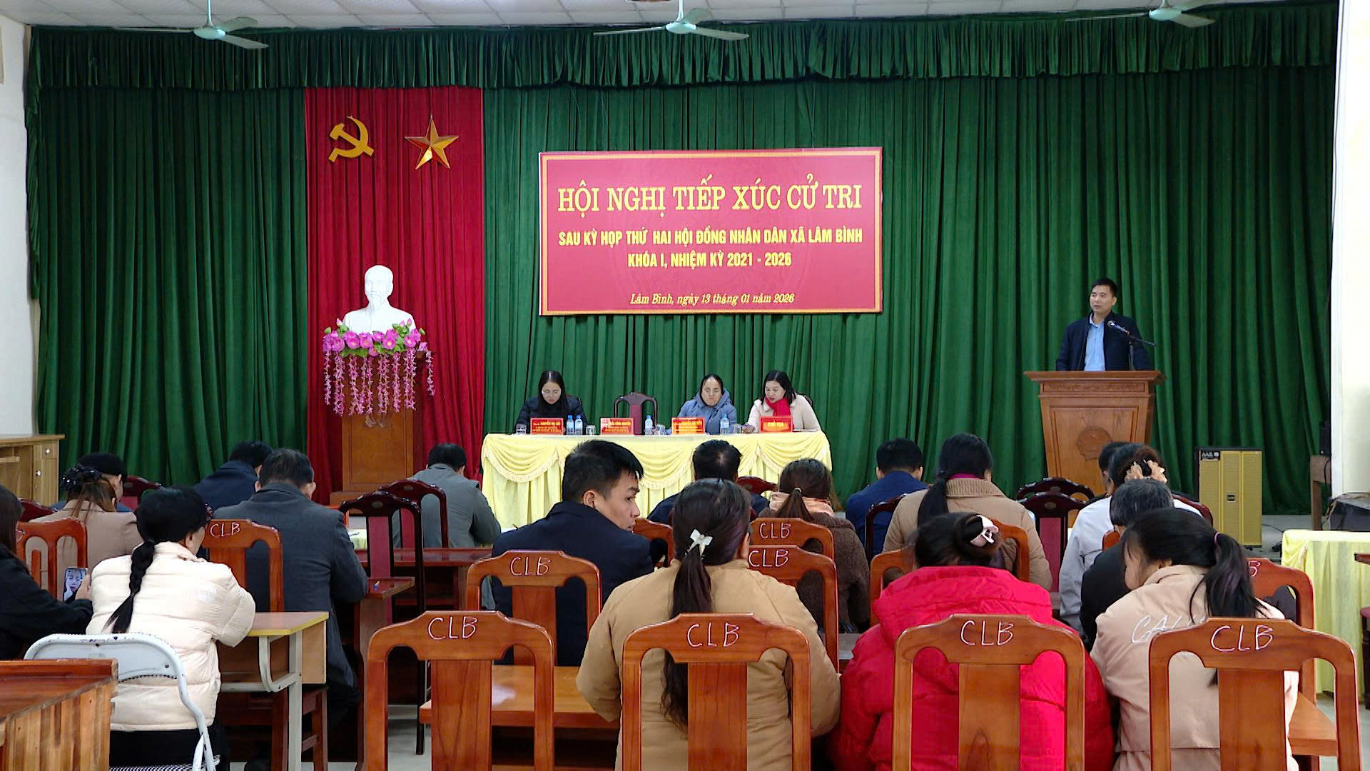 Hội nghị tiếp xúc cử tri sau Kỳ họp thứ hai HĐND xã Lâm Bình khóa I, nhiệm kỳ 2021 – 2026