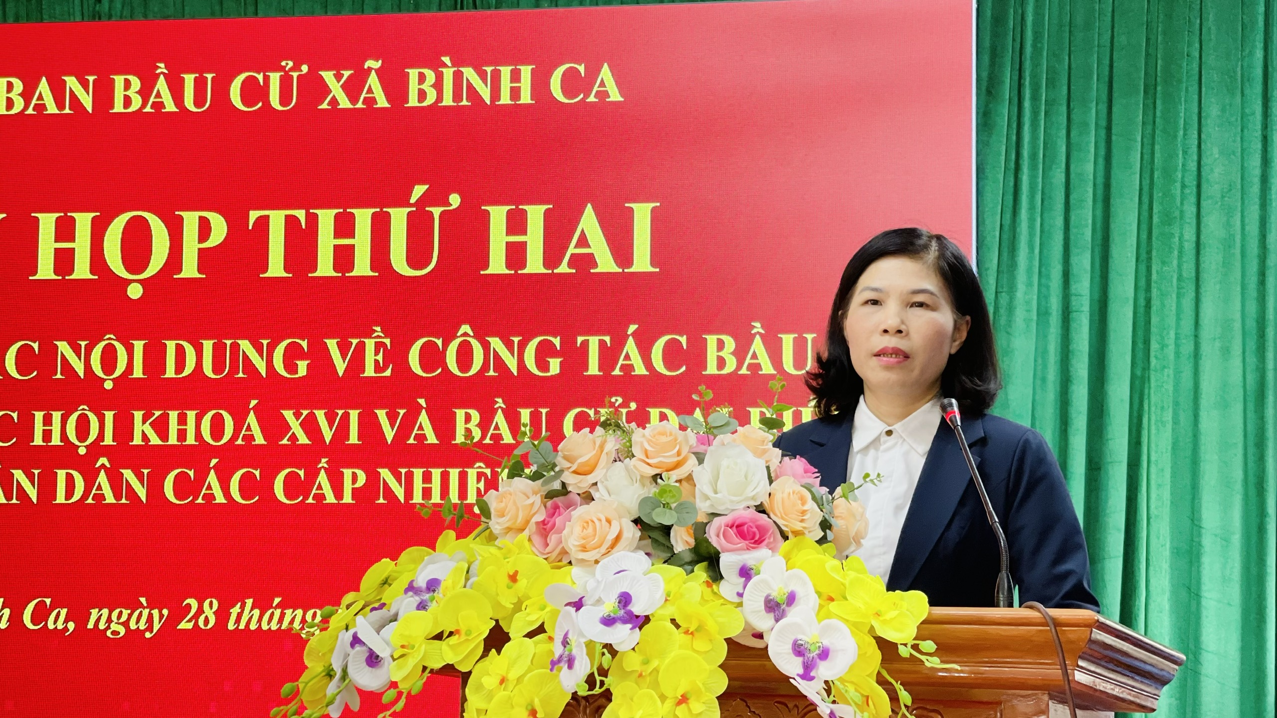 Ủy ban bầu cử xã Bình Ca họp kỳ họp thứ hai triển khai các nội dung công tác bầu cử đại biểu Quốc hội khóa XVI và bầu cử đại biểu HĐND các cấp, nhiệm kỳ 2026-2031.