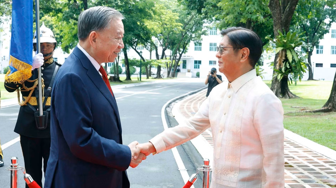 Lễ đón trọng thể Tổng Bí thư, Chủ tịch nước Tô Lâm thăm cấp Nhà nước tới Philippines