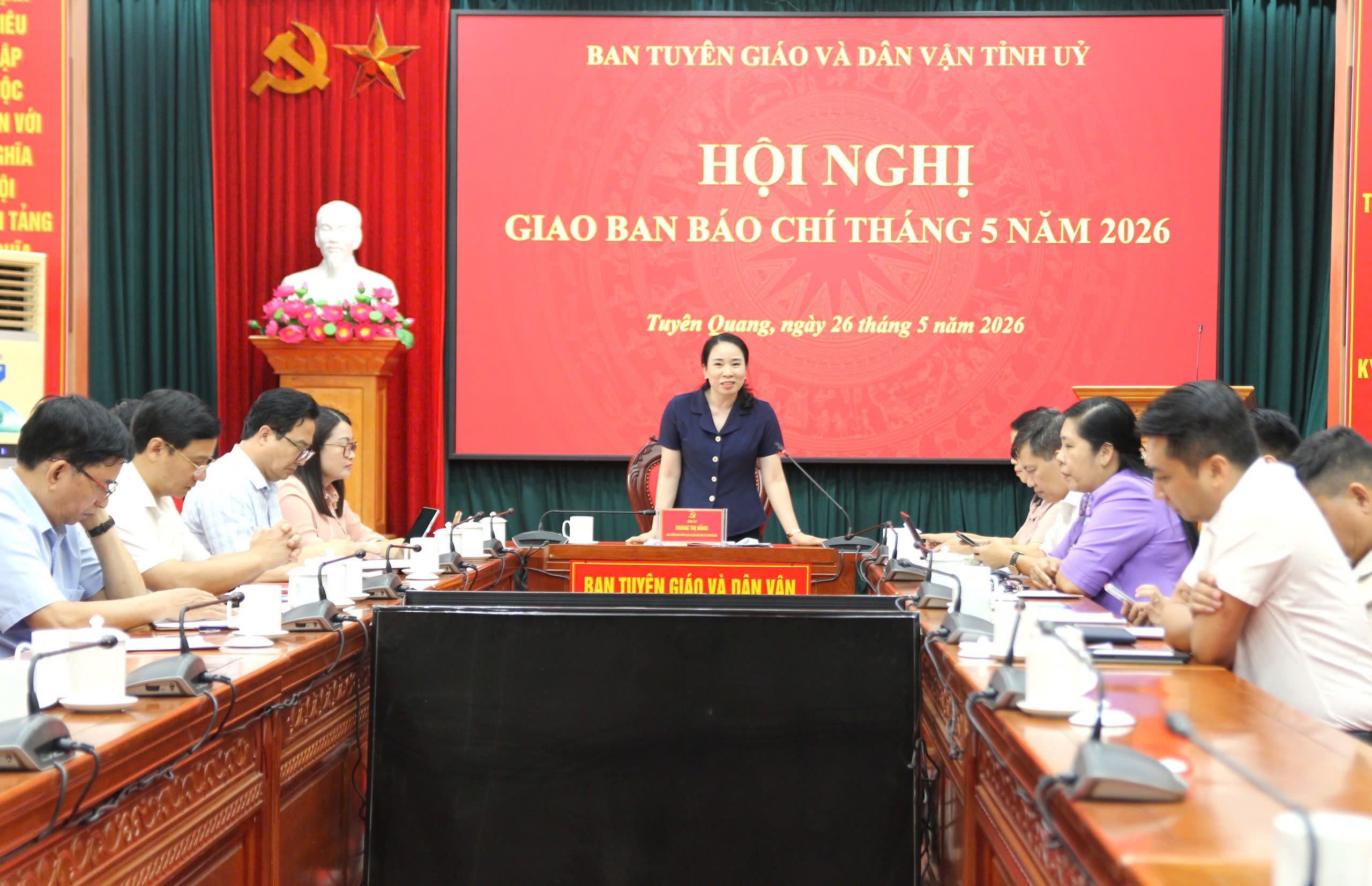 Hội nghị giao ban báo chí tháng 5/2026