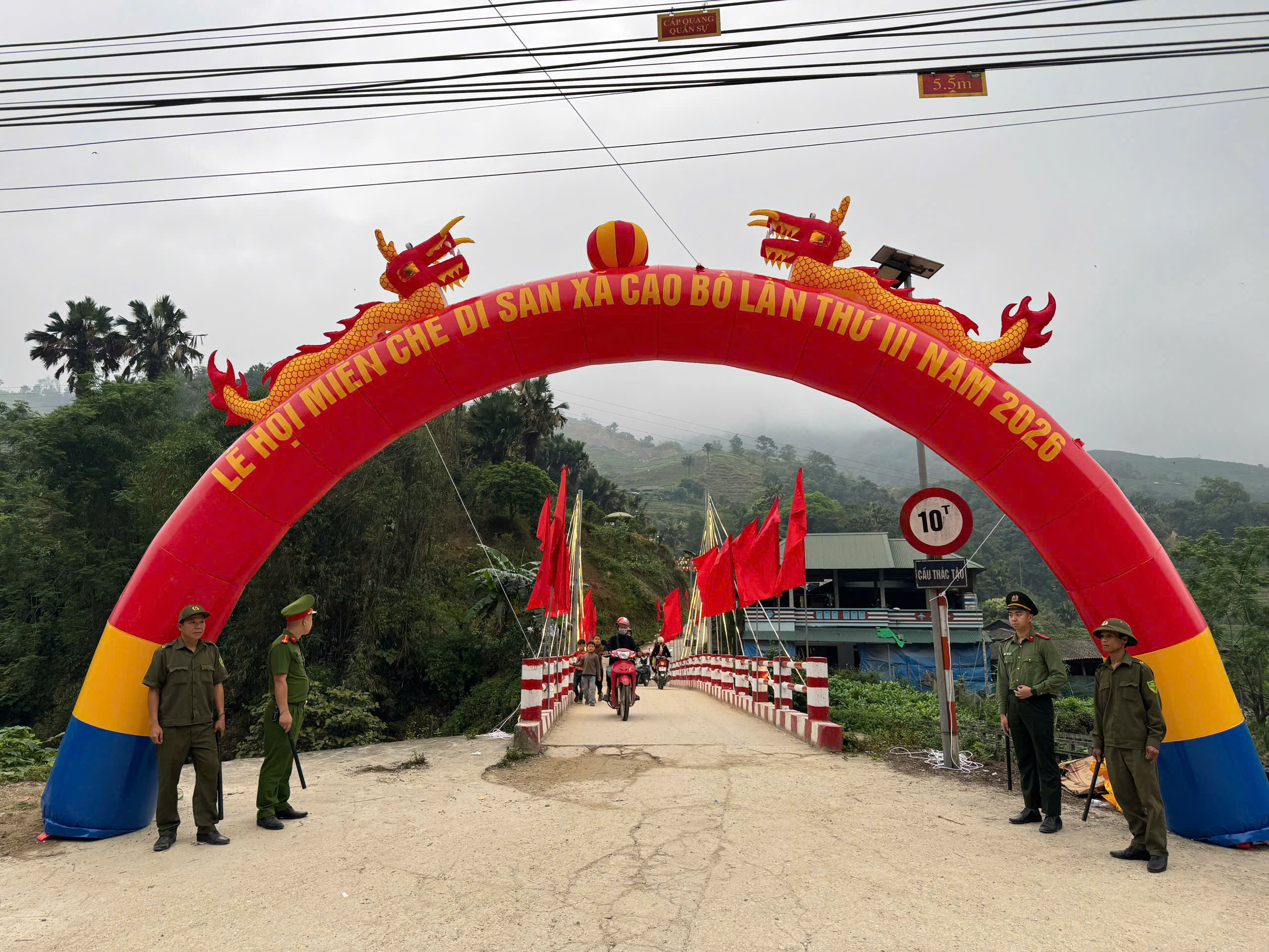 CÔNG AN XÃ CAO BỒ BẢO ĐẢM ANTT LỄ HỘI "MIỀN CHÈ DI SẢN" NĂM 2026