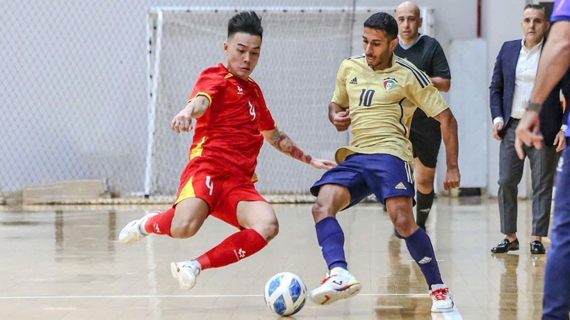 Chiến thắng 3-2 trước Kuwait, đội tuyển futsal Việt Nam có màn "thử lửa" thành công