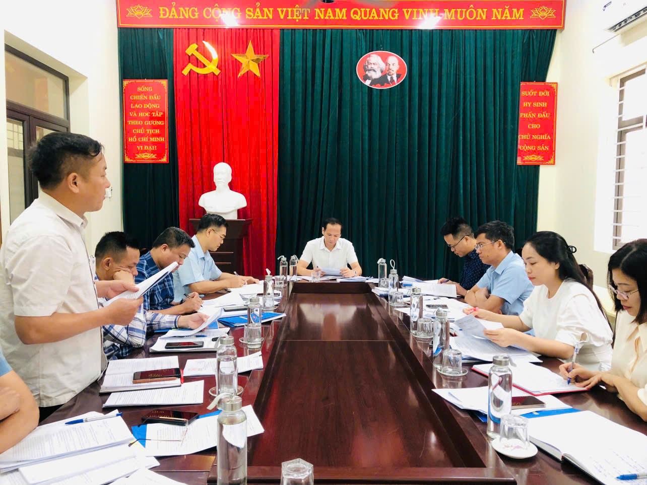Thường trực HĐND xã Tân Trào họp phiên thứ hai khóa XXII