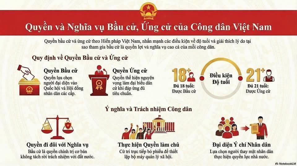 QUYỀN BẦU CỬ – QUYỀN ỨNG CỬ VÀ TRÁCH NHIỆM CỦA CÔNG DÂN