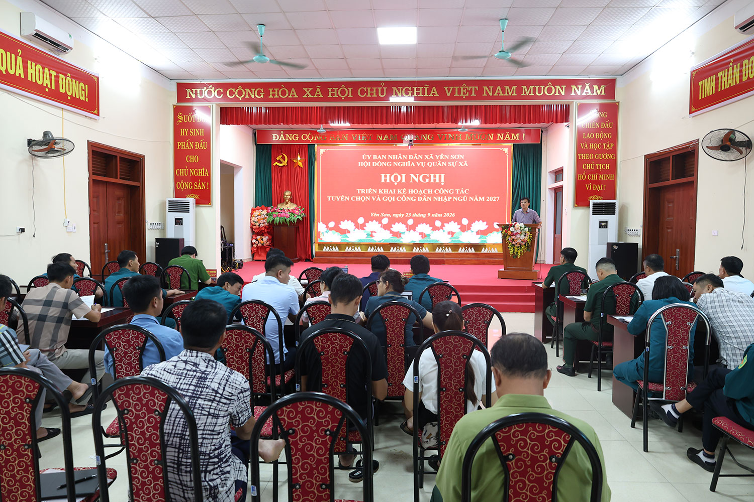 Yên Sơn triển khai công tác tuyển chọn, gọi công dân nhập ngũ năm 2027