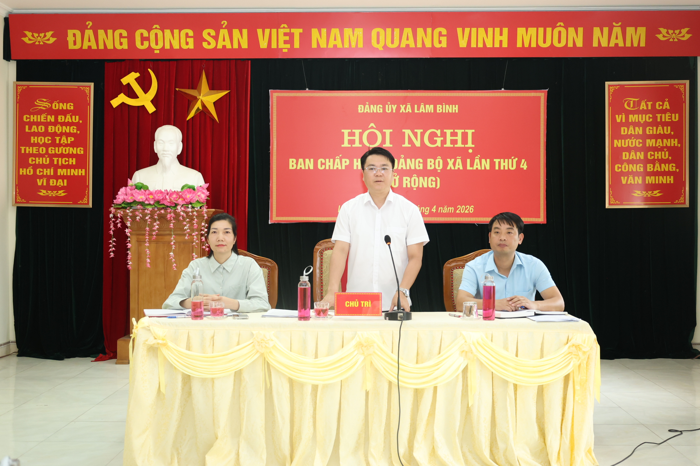 Hội nghị Ban Chấp hành Đảng bộ xã lần thứ 4 (mở rộng)