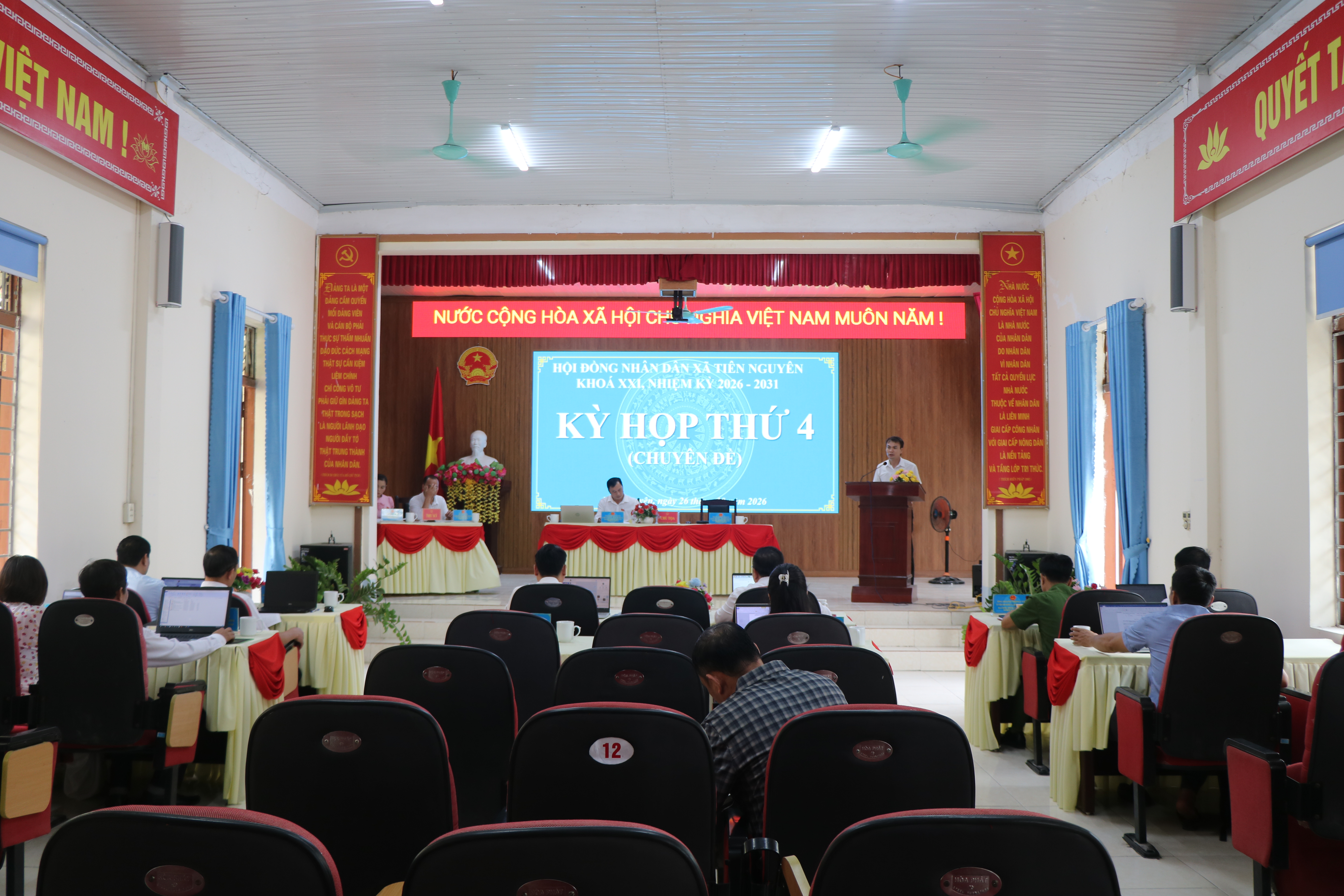 HĐND xã Tiên Nguyên tổ chức kỳ họp thứ 4 (chuyên đề)