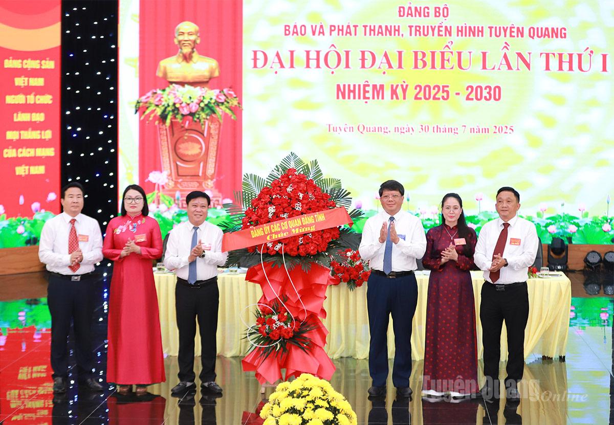 Đại hội Đảng bộ Báo và phát thanh, truyền hình; Sở Văn hóa, thể thao và du lịch; Thanh tra tỉnh; Ngân hàng CSXH tỉnh nhiệm kỳ 2025-2030