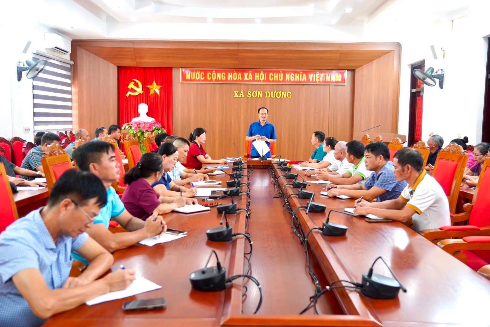 Sơn Dương bốc thăm chia bảng Giải bóng chuyền hơi chào mừng Cách mạng Tháng Tám và Quốc khánh 2/9