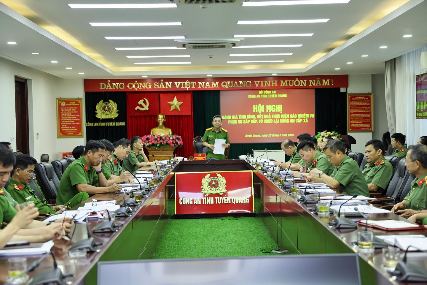 ĐẢM BẢO HOẠT ĐỘNG CỦA LỰC LƯỢNG CÔNG AN XÃ THÔNG SUỐT, HIỆU QUẢ SAU NGÀY 01/7/2025
