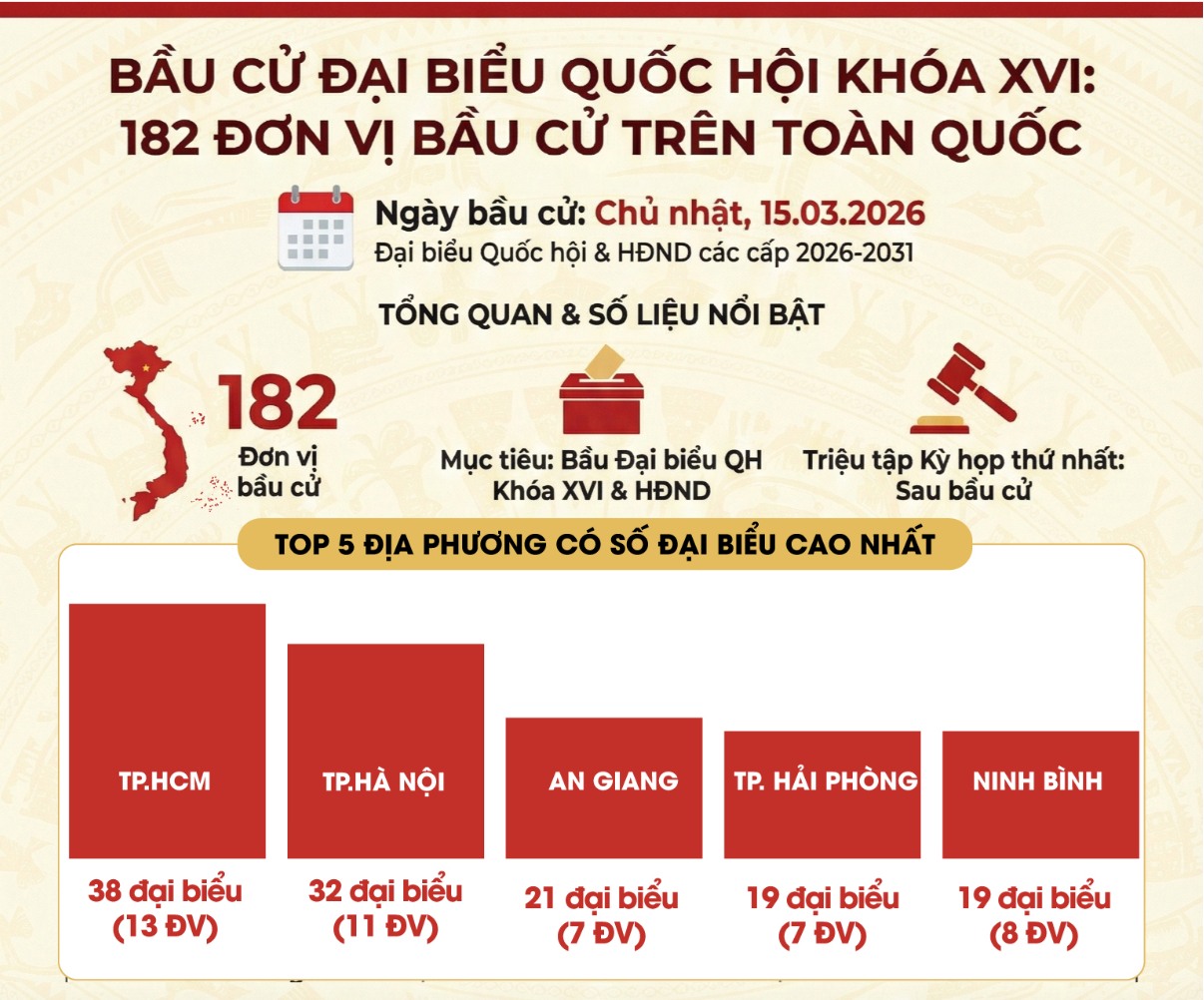 TOÀN QUỐC CÓ 182 ĐƠN BỊ BẦU CỬ