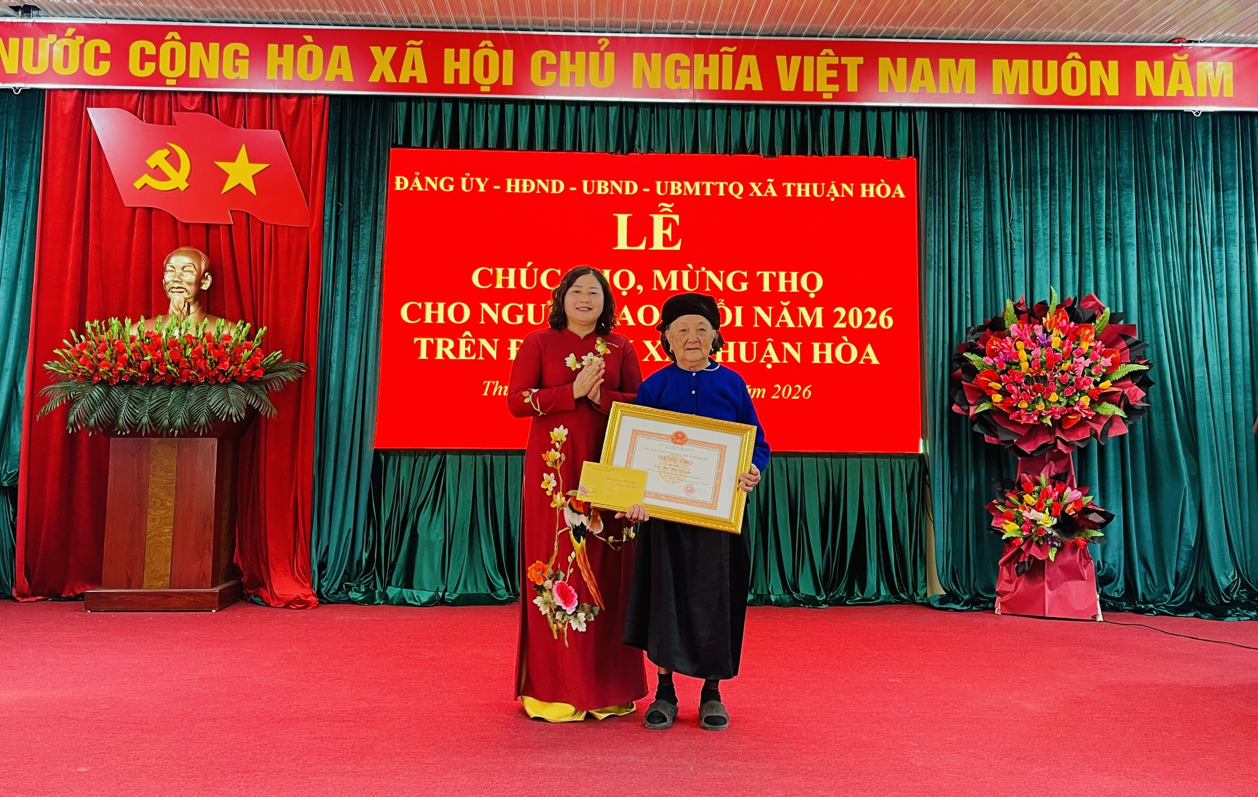 Thuận Hòa tổ chức Lễ chúc thọ, mừng thọ người cao tuổi