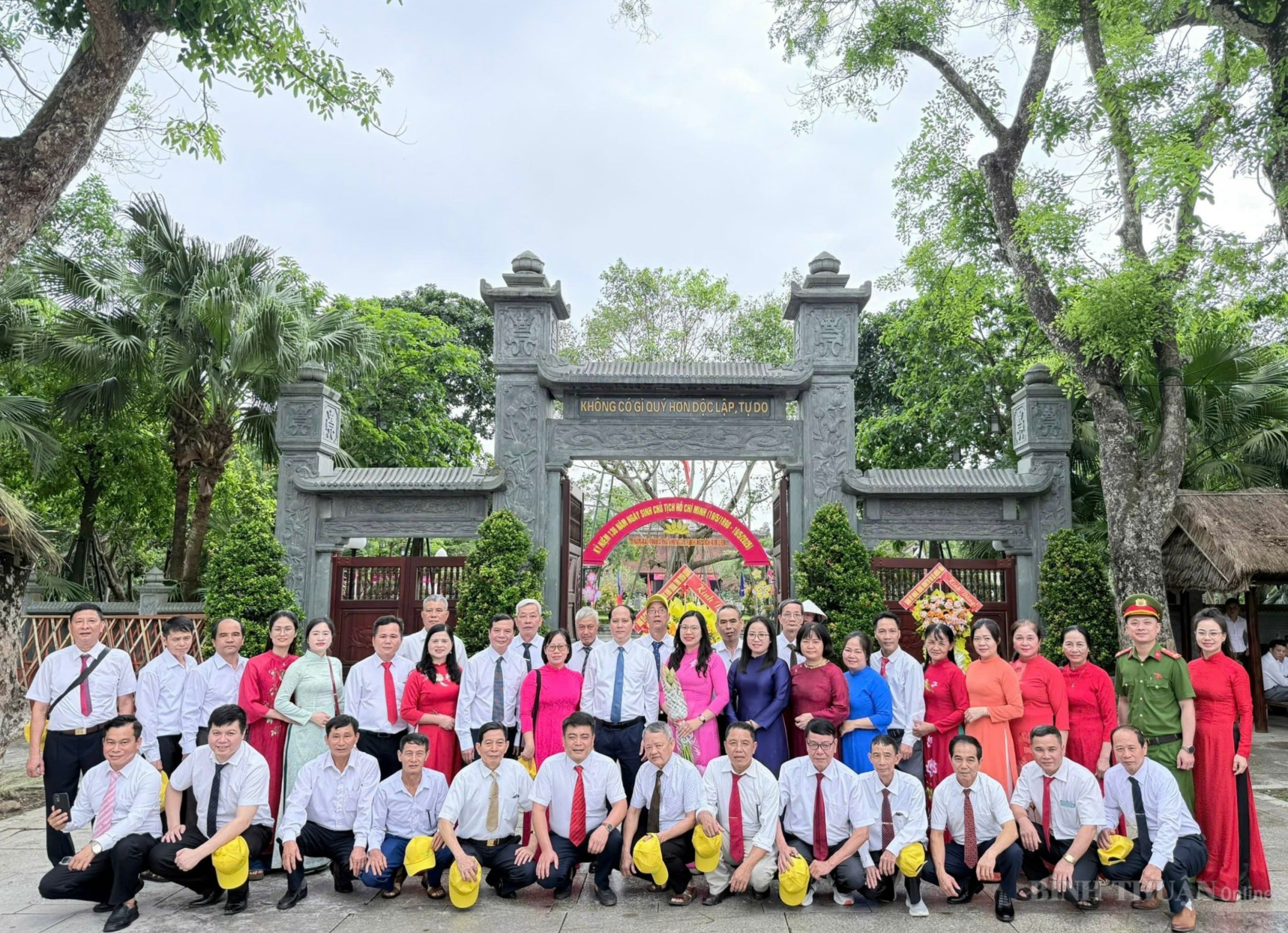 PHƯỜNG BÌNH THUẬN BÁO CÔNG DÂNG BÁC TẠI KHU DI TÍCH KIM LIÊN