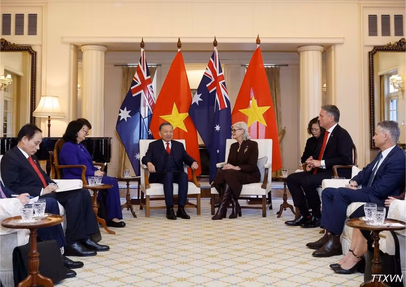 Top Vietnamese leader meets with Australian Governor-General