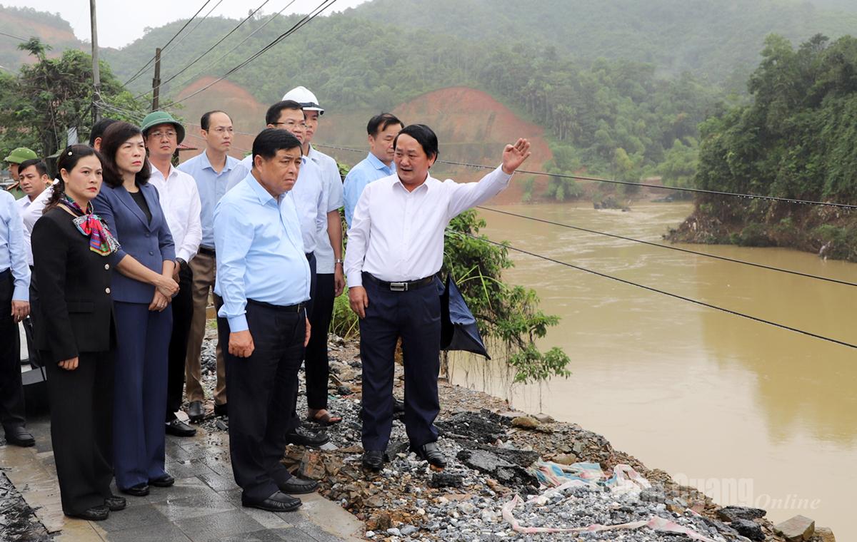 Phó Thủ tướng Chính phủ Nguyễn Chí Dũng kiểm tra tiến độ các dự án, công trình trên địa bàn