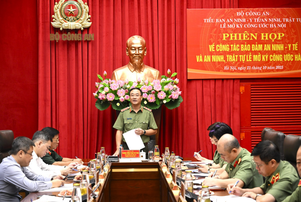Chuẩn bị chu đáo, bảo đảm trọng thị, tuyệt đối an ninh, an toàn, tổ chức thành công Lễ mở ký Công ước của Liên hợp quốc về chống tội phạm mạng